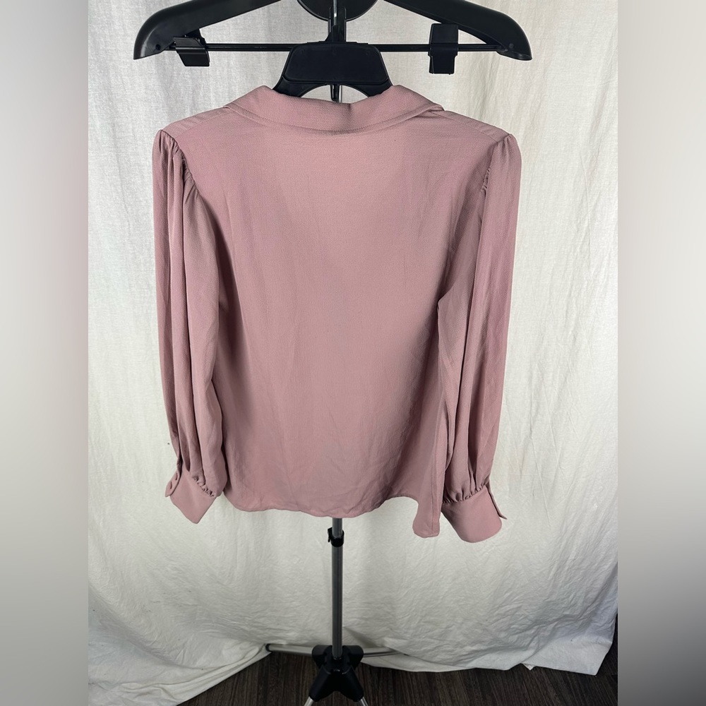 Vici Collection Pink Balloon Sleeve Button-Up Top Size Small (2-4) NWT - Picture 11 of 11